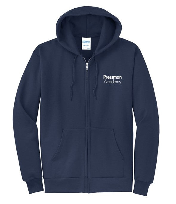 Port & Co. Core Fleece Full-Zip Hoodie (Adult Sizes)