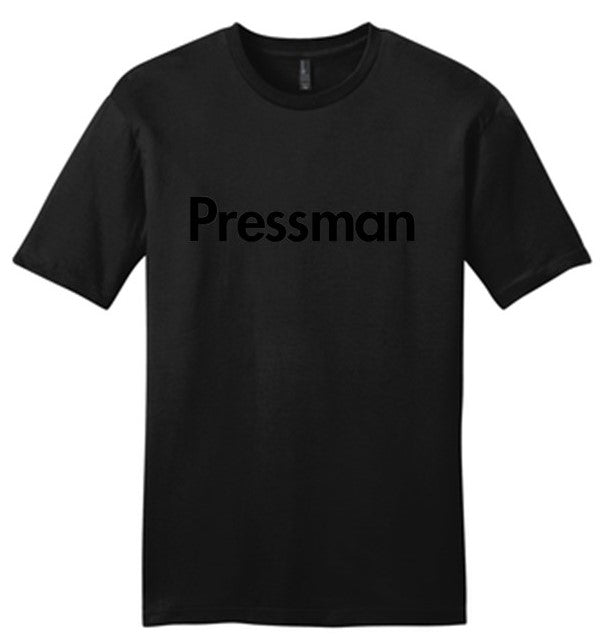 District Unisex Very Important Tee - Black on Black