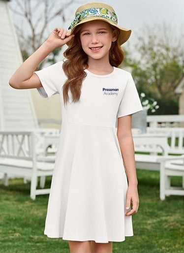 **NEW** Imily Bela Girls Summer Short Sleeve Dress A Line Swing