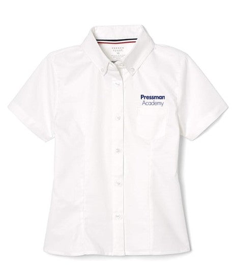 **NEW** French Toast Girl's Short Sleeve Oxford Dress Shirt