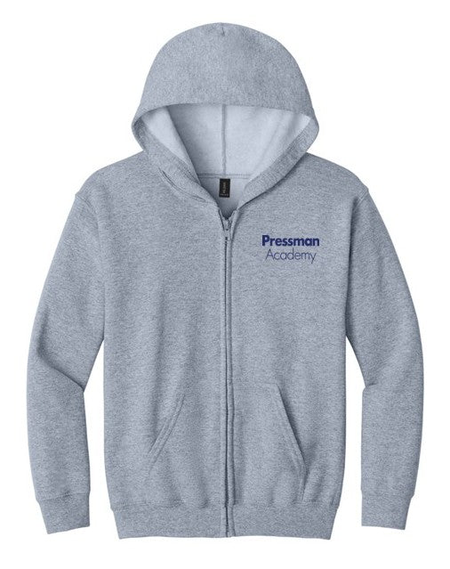 Gildan Heavy Blend Zip Sweatshirt (Youth Sizes)